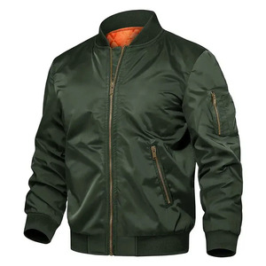 Chaquetas universitarias de poliéster con logotipo personalizado 100%, chaqueta bomber impermeable acolchada a prueba de viento con relleno de 150 gramos, logotipo frontal - Product Image 5