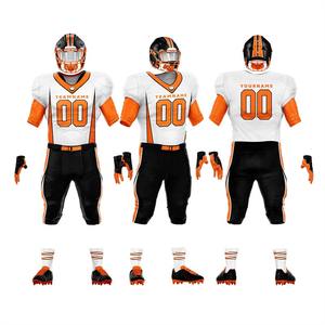 ชุดเครื่องแบบนักฟุตบอลอเมริกันแบบสั่งทำ,ชุดเจอร์ซีย์กางเกงฟุตบอลแบบระเหิด - Product Image 5