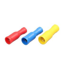 Bornes femelles pré-isolées de type balle-Noyau en cuivre pur, <span class=keywords><strong>gaine</strong></span> ignifuge, déconnexion rapide, sertissage sécurisé - Product Image 1