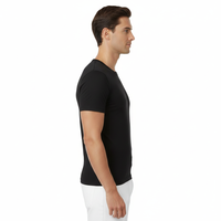 Yüksek Kaliteli Özelleştirilebilir Slim Fit %100 Pamuklu Resmi Erkek Tişörtleri 3D Nakışlı-OEM Hizmeti