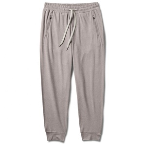 Pantalones Jogger Personalizados con Cintura Elástica, Tejido de Punto Cómodo, Corte Ajustado, Puños Acanalados, Bolsillo con Cremallera, Algodón y Elastano para Hombre - Product Image 6