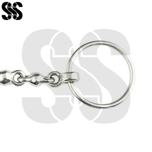 Mors à anneau lâche haute performance pour chevaux en acier inoxydable, mors équestres avec support latéral stable et anti-glissement - Product Image 6