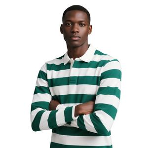 Col de rugby pour chemises à manches courtes unisexe grande taille bicolore couleur personnalisée meilleure qualité - Product Image 4