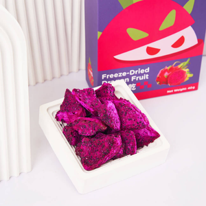 Vietnamese Agricultural Exporter's Organic Freeze-Dried Red White Dragon Fruit Cubes Sweet Freeze-Dried Dragon Fruit Vacuum Pack - Product Image 5