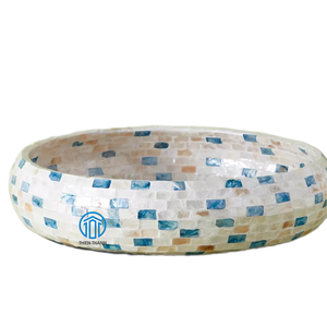 Plateaux de service exquis et fabriqués à la main fabriqués à partir de nacre naturelle, design élégant une touche de sophistication à la maison - Product Image 3