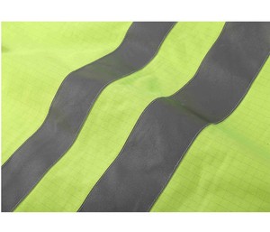 เสื้อแจ็คเก็ตกันฝนกันน้ำฤดูหนาวมีฮู้ดแถบสะท้อนแสงเสื้อแจ็คเก็ตนิรภัยเสื้อสะท้อนแสง - Product Image 4