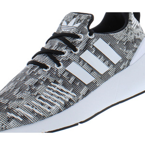 Chaussures Adidas Swift Run 22 pour garçons Couleur : Noir/Blanc 100% authentiques - Product Image 3