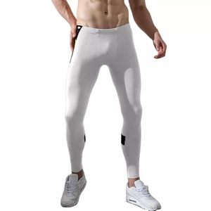 Leggings Deportivos de Compresión para Hombre, Secado Rápido, Transpirables, con Logotipo en la Cintura, Colores Personalizados y Servicio OEM - Product Image 5