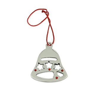 Ornements d'arbre de Noël Jingle Bell de conception attrayante en métal suspendus de Noël pour Noël et autres décors de fête - Product Image 1