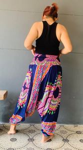 2025 Best Selling Women's Mid Breathable Eco-Friendly <b>Baggy</b> Hippie Fitness <b>Yoga</b> <b>Pants</b> Light Weight Quick Dry All Printing Dance - Product Image 4