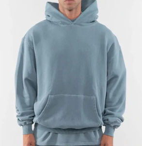 เสื้อฮู้ดดี้ผ้าโพลีเอสเตอร์/เรยอนเนื้อหนาพิมพ์ลายโลโก้ตามสั่ง ชุดวอร์มแบบยูนิเซ็กซ์ ผ้าฟลีซ พิมพ์ลายแบบรีดร้อน สีพื้น สำหรับฤดูใบไม้ร่วง - Product Image 4