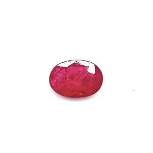 Pierre précieuse naturelle non traitée de 2,92 carats : Rubis du Mozambique, Pierre de lune arc-en-ciel naturelle, Péridot, Tanzanite, Opale rose, Opale, Couleurs turquoise, Coupe ovale - Product Image 1