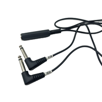 Electronic Snare Drum Rim Trigger Module Expansion with 6.35mm Jack with Audio Cable