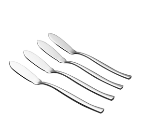 Couteau réutilisable 4 pièces en acier inoxydable cuillère à dessert fromage beurre gâteau couteau meilleur design artisanat couteau prix le plus bas - Product Image 4