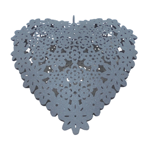 Décoration murale suspendue en fer de taille moyenne avec paillettes pour la maison et la décoration de Noël, vente en gros en vrac - Product Image 1