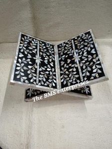 ที่ตั้งหนังสือแบบสั่งทำทำด้วยมือดีไซน์ล่าสุดแม่ของไข่มุกฝังคัมภีร์กุรอาน - Product Image 3