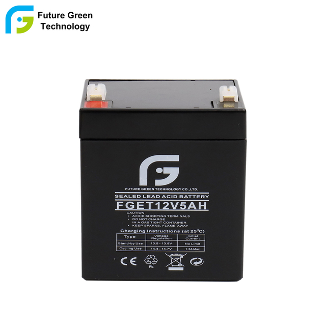 FGET SM12V5AH 12V5Ah OEM Deep Cycle Sealed AGM Battery 1000 Cycle Life for UPS Alarm System Energy Storage Consumer Electronics