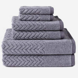 6pc Luxury Cotton <b>Towel</b> <b>Set</b> Quick Dry Soft Durable <b>Bath</b> <b>Towels</b> for Hotels Spas Bathrooms Solid Color Made in Turkey - Product Image 1