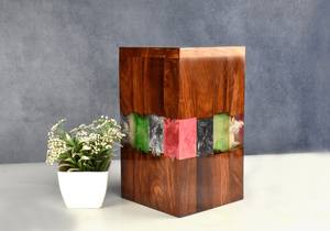 Urna de palisandro para cenizas humanas, caja de urna pequeña grande para adultos, caja de recuerdo para hombre y mujer, urna de cremación decorativa única - Product Image 5