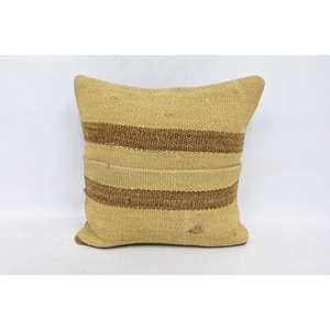 หมอนอิงพิมพ์ลายสีเบจ16x16นิ้ว, หมอนเย็บปะติดปะต่อกันดีไซน์เป็นชั้นสี่เหลี่ยมสไตล์วินเทจใส่เป็นกระจุกสำหรับพื้นเครื่องนอนสวมใส่สบายแบบพกพาสไตล์คริสมาสต์ - Product Image 1