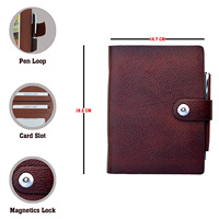 Carnet en similicuir avec stylo, 154 pages, polyvalent, sans date, cadeau d'affaires, logo personnalisé, prix de gros, produit promotionnel de bureau