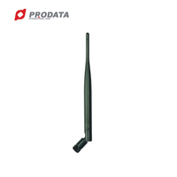 Antena WiFi LAN Nirkabel Lipat PRODATA Dual Band 2.4GHz/5.8GHz 5dBi BNC untuk GSM Model 2458 Taiwan