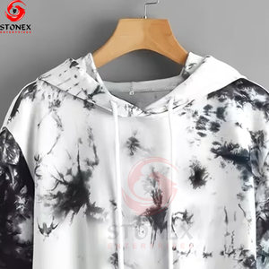 เสื้อฮู้ดครอปแขนสั้นถักน้ำหนักเบาสำหรับผู้หญิง สวมใส่สบาย ระบายอากาศได้ดี เหมาะสำหรับฤดูหนาว รับผลิตตามสั่งขายส่ง - Product Image 5