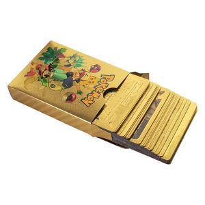 YY 2025 Nuevas Llegadas, Anime Japonés, Cartas de Juego Doradas de 55 Piezas, Caja de Sobres, Juego de Cartas Pikachu - Product Image 2