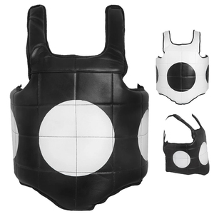Protection corporelle réversible pour entraînement de sparring, bouclier de frappe lourd réglable, protège-ventre, gilet de kickboxing et de thaïlandaise, protège-poitrine - Product Image 5