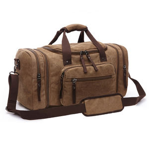 Sac de voyage en toile cirée grande capacité, imperméable, avec fermeture éclair, pour hommes et femmes - Product Image 1