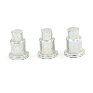 Cabeza plana medio hexagonal abierta de acero inoxidable <span class=keywords><strong>MS</strong></span> M8 insertar brida pequeña concho occidental remache de hombro escalonado - Product Image 2