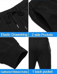 Stylish <b>men</b> tracksuit set slim fit jogging outfit fashion sportswear comfortable breathable gym training suit for daily wear - Product Image 5