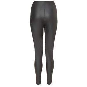 Black Leather <b>Pants</b> for Women High Waist Satin Skinny Street Wear Fashion - Product Image 3