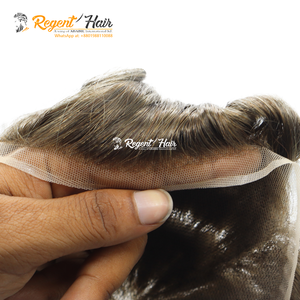 Cabello Remy humano 100% para mujer, sistema de tupé Frontal de encaje, estilo rizado, Base de cabello indio, exportación desde Bangladesh - Product Image 5