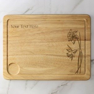 Tabla de Cortar de Bambú Ecológica, Diseño Moderno y Lujoso, Forma Redonda, 1.5 cm de Grosor, Apta para Lavavajillas, para Uso Doméstico y Comercial - Product Image 3