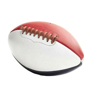 Ballon de rugby personnalisé avec logo, best-seller, en cuir PU, taille officielle 5, cousu à la main, ballon de rugby de match - Product Image 5