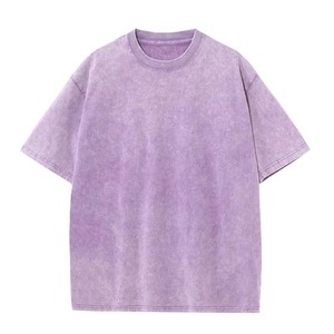 เสื้อยืดผู้ชายลายโอเวอร์ไซส์ขนาดใหญ่พิเศษเสื้อทีเชิ้ตผู้ชายลายสตรีทแวร์ฟอกสีกรดล้างได้ - Product Image 6
