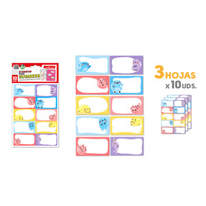 30U porta distintivi e accessori per etichette scolastiche per bambini - Product Image 1