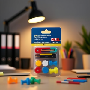 Imanes de Neodimio/Plástico MAUL de Colores Surtidos, 1.5 kg, 12 x 16 mm, 10 Piezas/Paquete, para Decoración y Accesorios de Oficina - Product Image 3