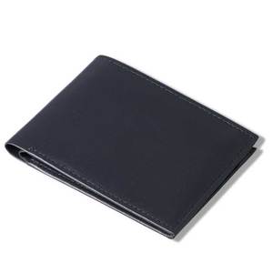 กระเป๋าสตางค์หนังสีทึบสไตล์วินเทจเปิดปิดแบบสั้นปักลาย - Product Image 1