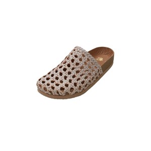Mules Planos Casuales para Mujer, con Parte Superior Tejida, Punta Cerrada, Transpirables y Ligeros, para Vacaciones de Verano, Uso Interior/Exterior - Product Image 2