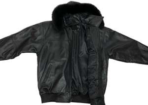 แจ็กเก็ตหนังสำหรับผู้ชายเสื้อแจ็คเก็ตหนังกันลม - Product Image 4