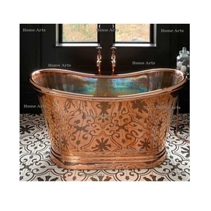 Bañera de Cobre de Diseño Clásico, la Mejor Calidad, Tamaño y Forma Personalizados, Bañera de Baño al Mejor Precio - Product Image 1