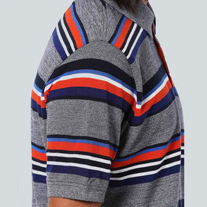 Vente en gros de polos surdimensionnés respirants de haute qualité personnalisés pour hommes avec un nouveau style en coton confortable pour une tenue décontractée - Product Image 5