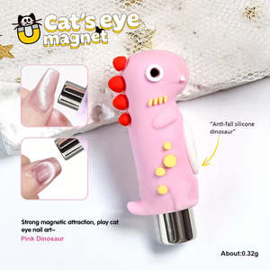 Aimant pour ongles effet œil de chat dinosaure mignon pour tampon de nail art magnétique - Product Image 4