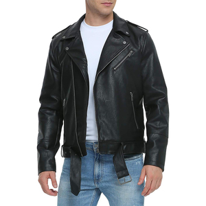 <b>Slim</b> <b>Fit</b> <b>Jacket</b> Wholesale Men <b>Slim</b> <b>Fit</b> Multi Zipper Leather Motorcycle <b>Jacket</b> Leather - Product Image 1