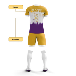 100% poliéster Francia fútbol Jerseys ropa deportiva entrenamiento fútbol conjunto más alta calidad fútbol ropa uniformes conjunto - Product Image 3