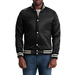 Vestes d'université pour hommes personnalisées de qualité professionnelle Vestes en gros de conception d'hiver respirante à forte demande - Product Image 1