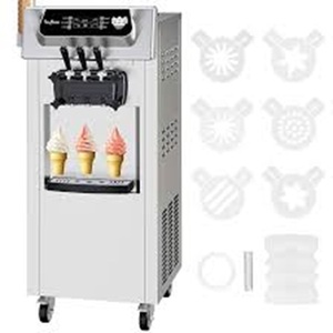 2025 última calidad 2200W DIY grado servicio suave máquina para hacer helados 2 + 1 sabores limpieza automática soporte OEM personalizado - Product Image 1