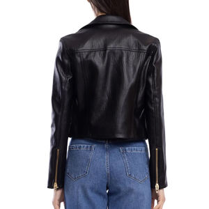 2025 nouveauté vente chaude prix usine veste en cuir 100% veste en cuir de haute qualité pour les femmes - Product Image 2